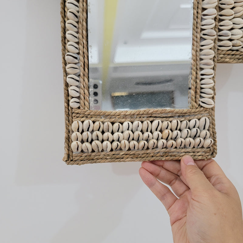 Decorative Mirror wall decoration seashells mirror boho