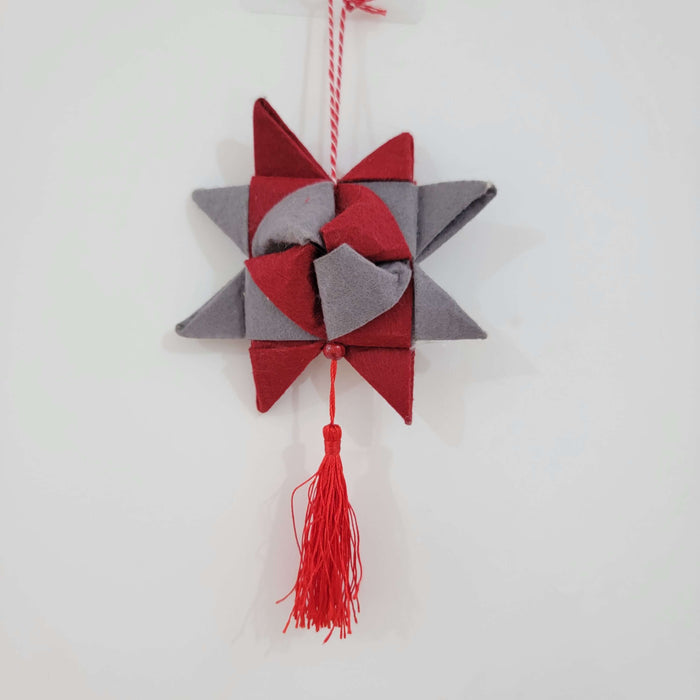 felt start decoration christmas ornament 3D layered star