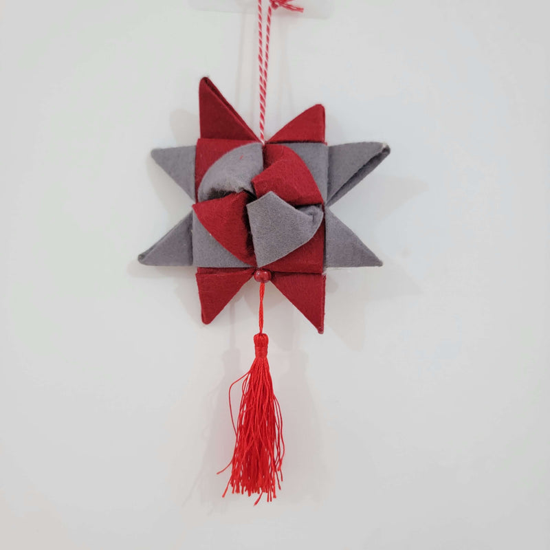 felt start decoration christmas ornament 3D layered star