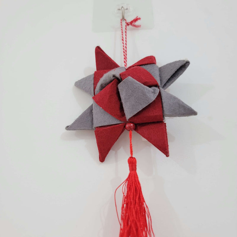 felt start decoration christmas ornament 3D layered star