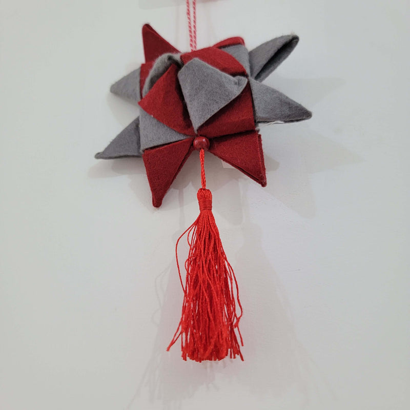felt start decoration christmas ornament 3D layered star