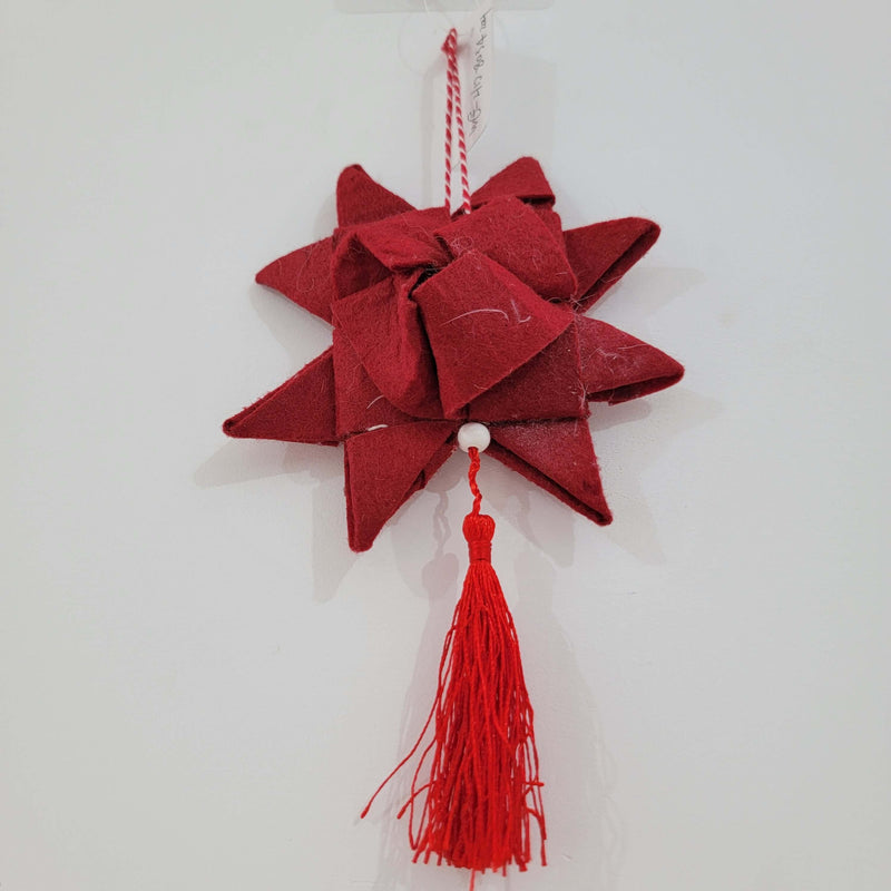 felt start decoration christmas ornament 3D layered star