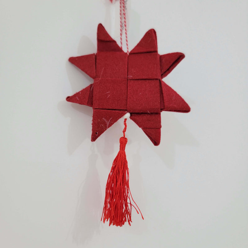 felt start decoration christmas ornament 3D layered star