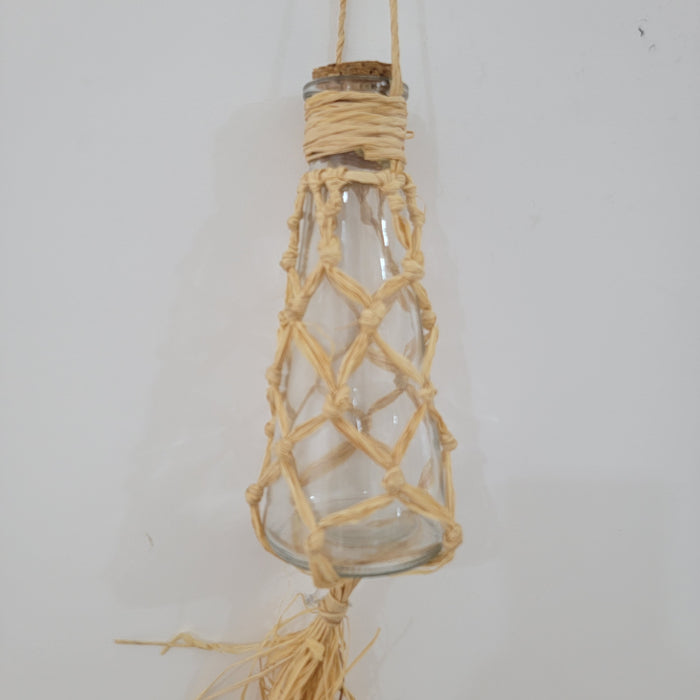 RAFFIA Crochet Plant Pots and Plant Hangers Crochet Plant Pots Plant Hangers hanging planters air plants display NATUAL