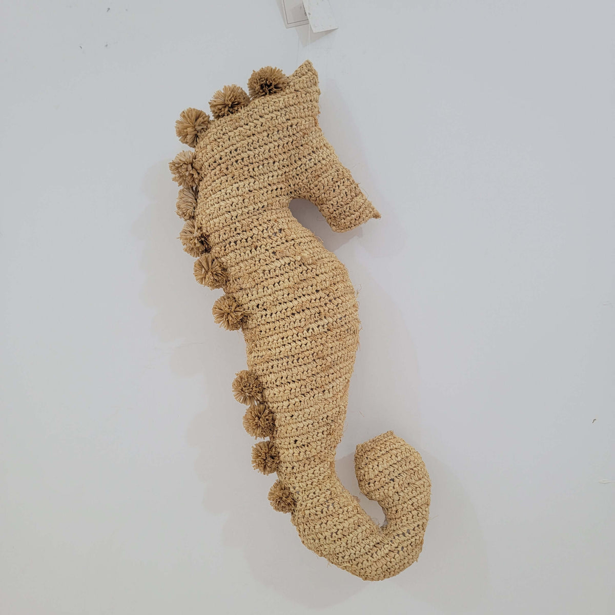 Natural Fiber weaving Pillow cushion crochet raffia