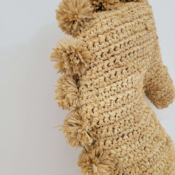 Natural Fiber weaving Pillow cushion crochet raffia