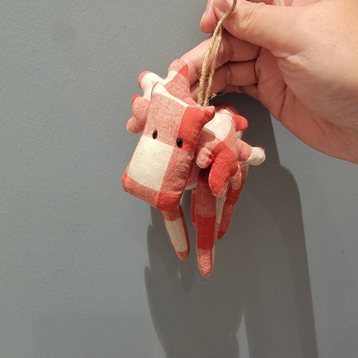 free shipping 2pcs/packet christmas ornament gift items Vintage ELK xmas decoration ELK shape Christmas Decor XMAS hanger
