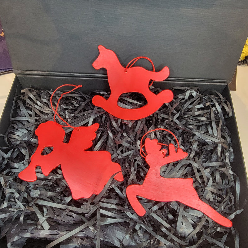 Chumia 3 Set Christmas Lighted Gift Boxes Decorations 