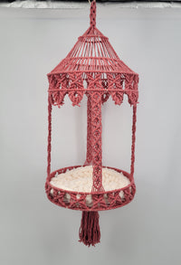 Macrame cat hammock cat bed Macrame cat bed Cat swing Cat wall furniture Cat room cat house decor Cat lover gifts