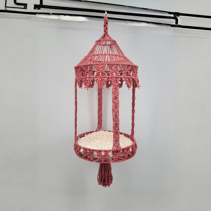 Macrame cat hammock cat bed Macrame cat bed Cat swing Cat wall furniture Cat room cat house decor Cat lover gifts
