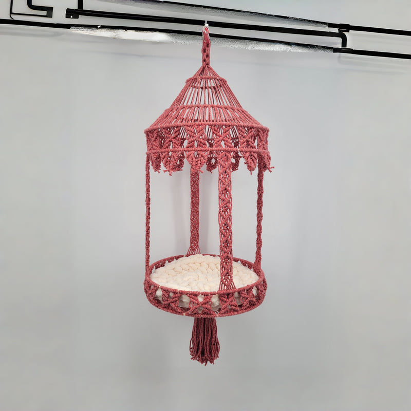 Macrame cat hammock cat bed Macrame cat bed Cat swing Cat wall furniture Cat room cat house decor Cat lover gifts
