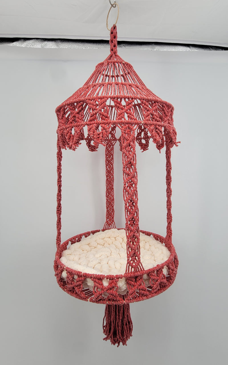 Macrame cat hammock cat bed Macrame cat bed Cat swing Cat wall furniture Cat room cat house decor Cat lover gifts