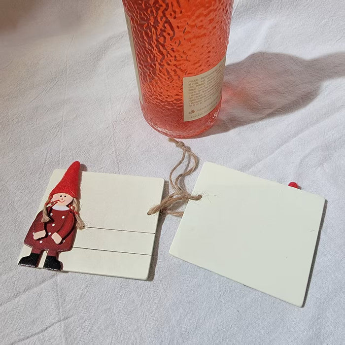 2pc/set Christmas GiftsTag hanger Adorable Christmas Gnome Gift Tags - Add Whimsical Charm to Your Holiday Gifting