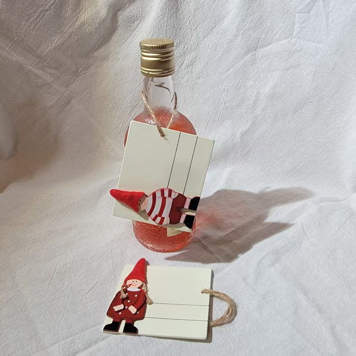2pc/set Christmas GiftsTag hanger Adorable Christmas Gnome Gift Tags - Add Whimsical Charm to Your Holiday Gifting