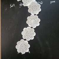 10meters Quality White Lace Trim Ribbon Tape Lace Trim DIY Embroidered Handmade Clothes Sewing Lace Fabric Ribbon Crafts