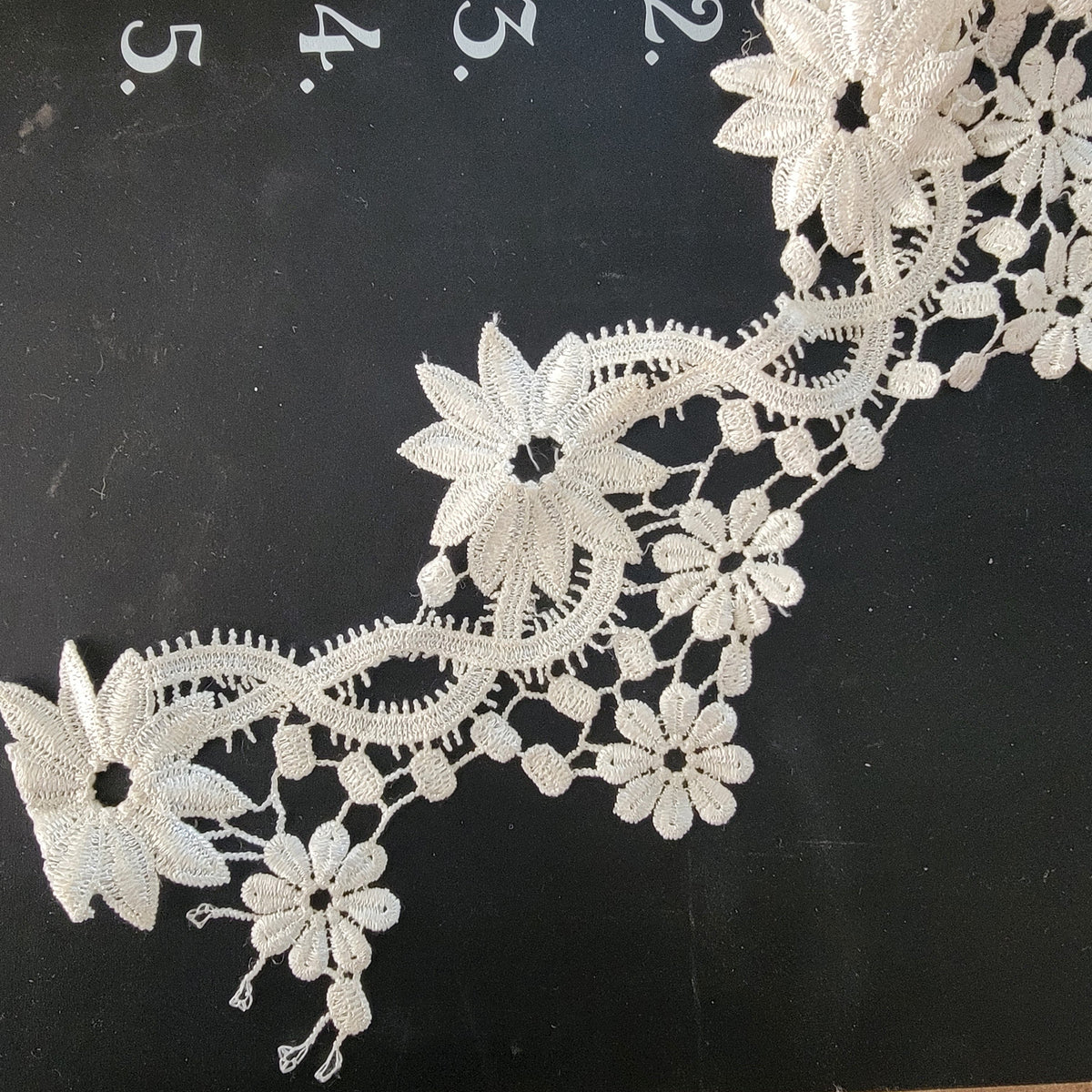 10meters 3D flower Lace Trim Fabric 10cm Sewing Accessories For Wedding Dress Clothing Diy Crafts Supplies Flower Decor