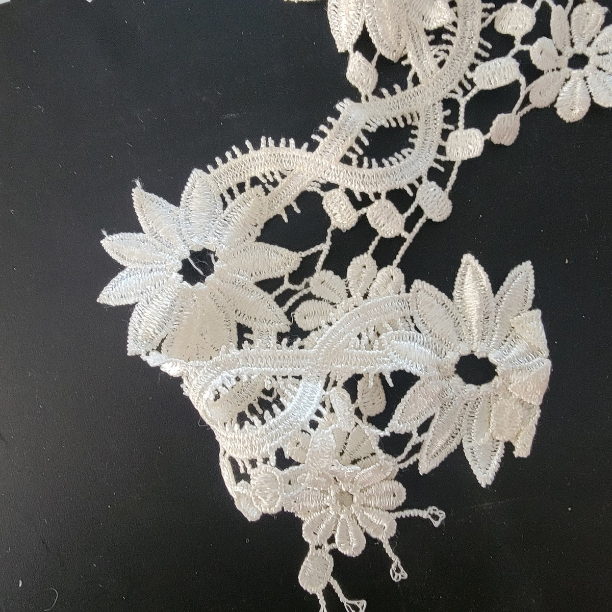 10meters 3D flower Lace Trim Fabric 10cm Sewing Accessories For Wedding Dress Clothing Diy Crafts Supplies Flower Decor