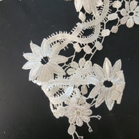 10meters 3D flower Lace Trim Fabric 10cm Sewing Accessories For Wedding Dress Clothing Diy Crafts Supplies Flower Decor