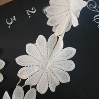 10meters 3D flower Lace Trim Fabric 10cm Sewing Accessories For Wedding Dress Clothing Diy Crafts Supplies Flower Decor