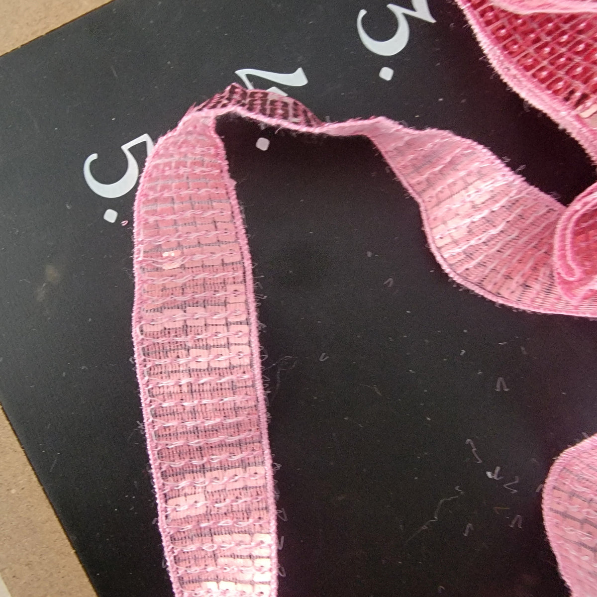 10meters Hand-sewn sequin lace 2.4cm around Woven Gimp Braid Trim Decorative Fabric Trim for Wedding Bridal DIY