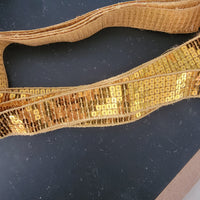 10meters Hand-sewn sequin lace 2.4cm around Woven Gimp Braid Trim Decorative Fabric Trim for Wedding Bridal DIY