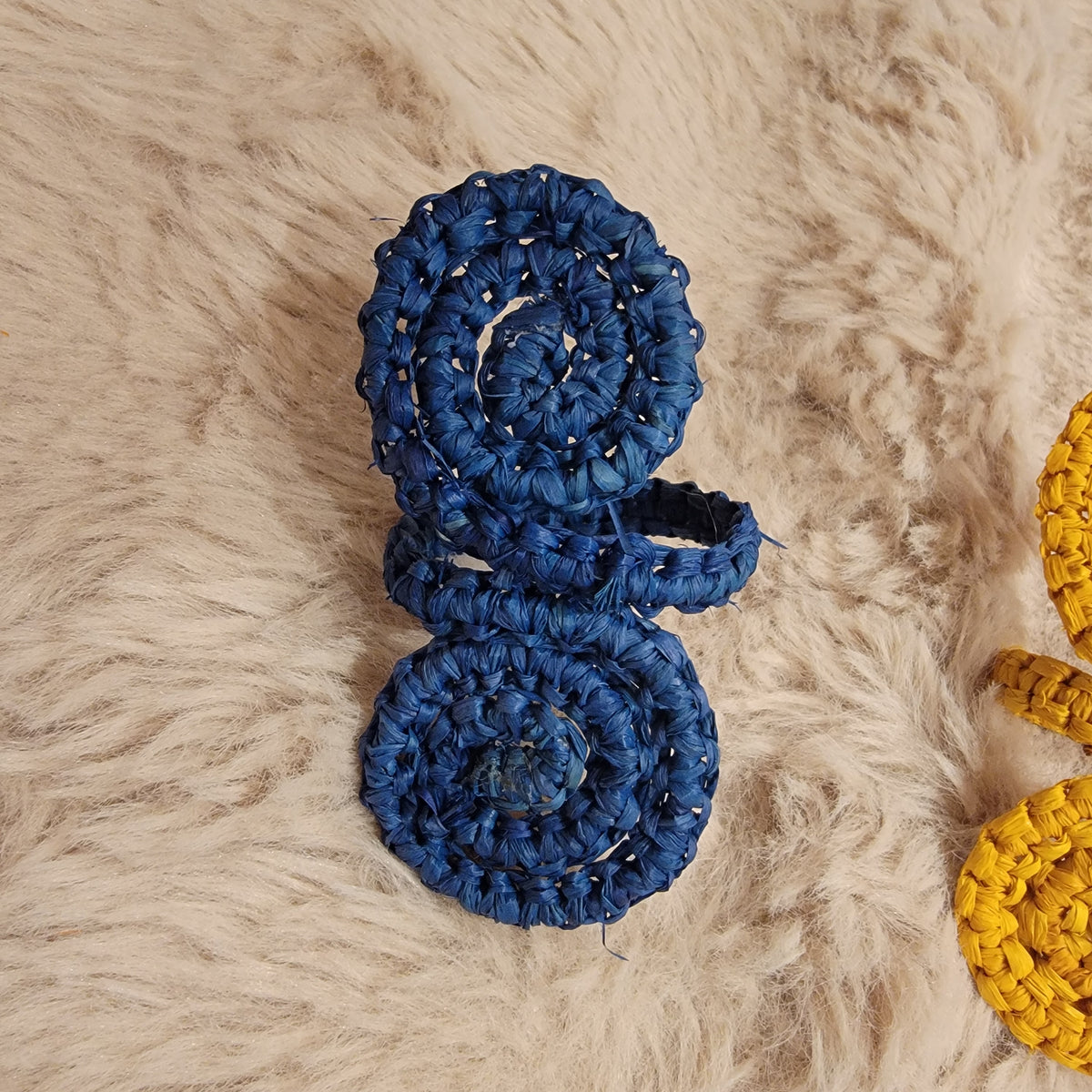 4pcs/packet Elevate Your Tabletop Hand-Braided Raffia Sunburst Tissue Ring Chic Handmade Boho Tissue Decor