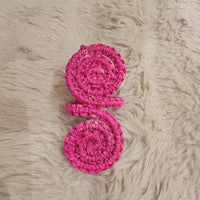 4pcs/packet Elevate Your Tabletop Hand-Braided Raffia Sunburst Tissue Ring Chic Handmade Boho Tissue Decor