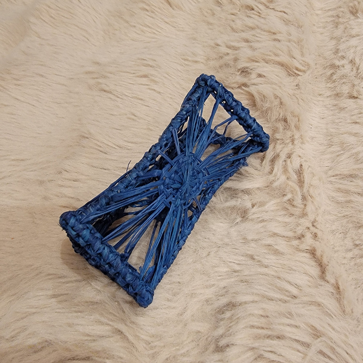 4pcs/packet Elevate Your Tabletop Hand-Braided Raffia Sunburst Tissue Ring Chic Handmade Boho Tissue Decor