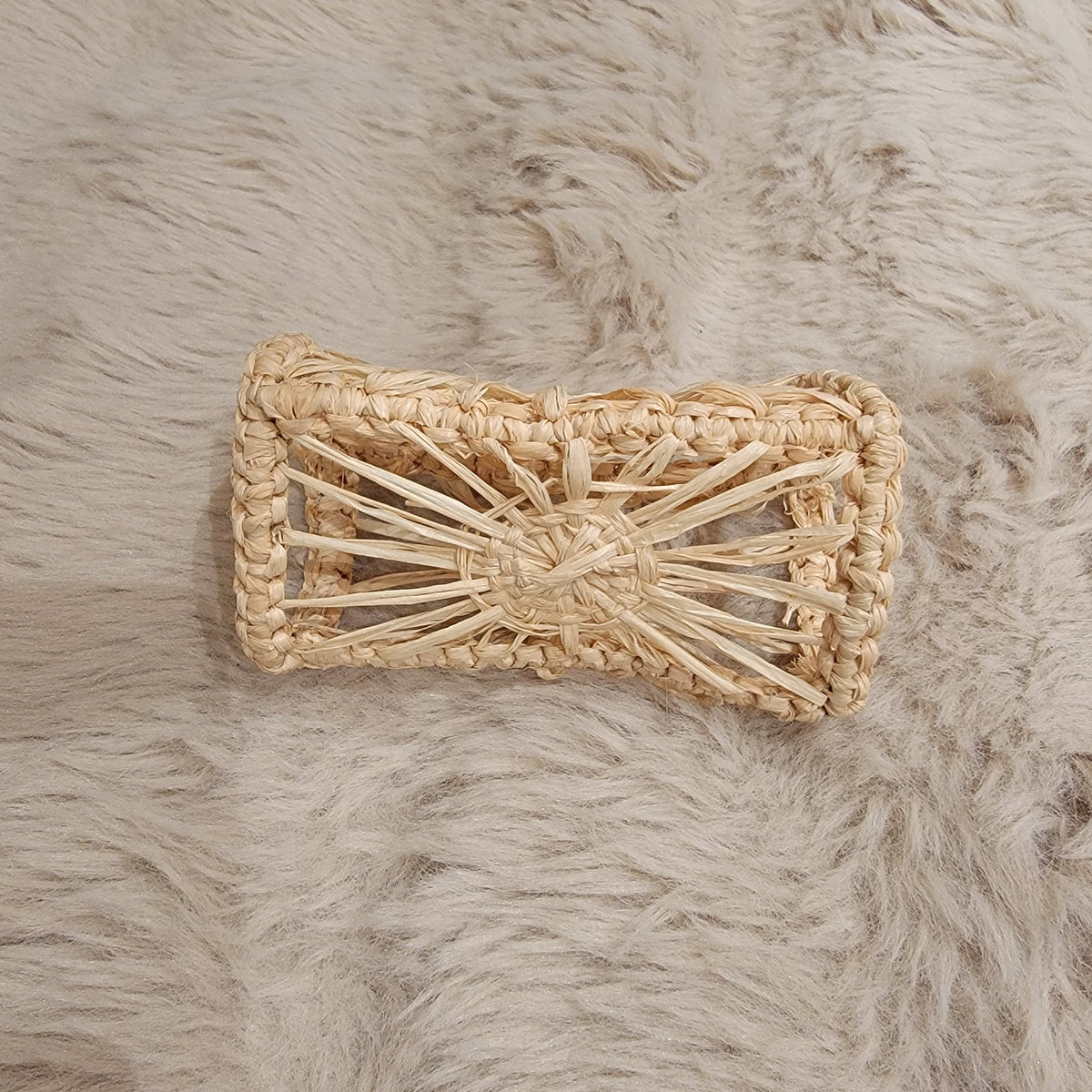 4pcs/packet Elevate Your Tabletop Hand-Braided Raffia Sunburst Tissue Ring Chic Handmade Boho Tissue Decor