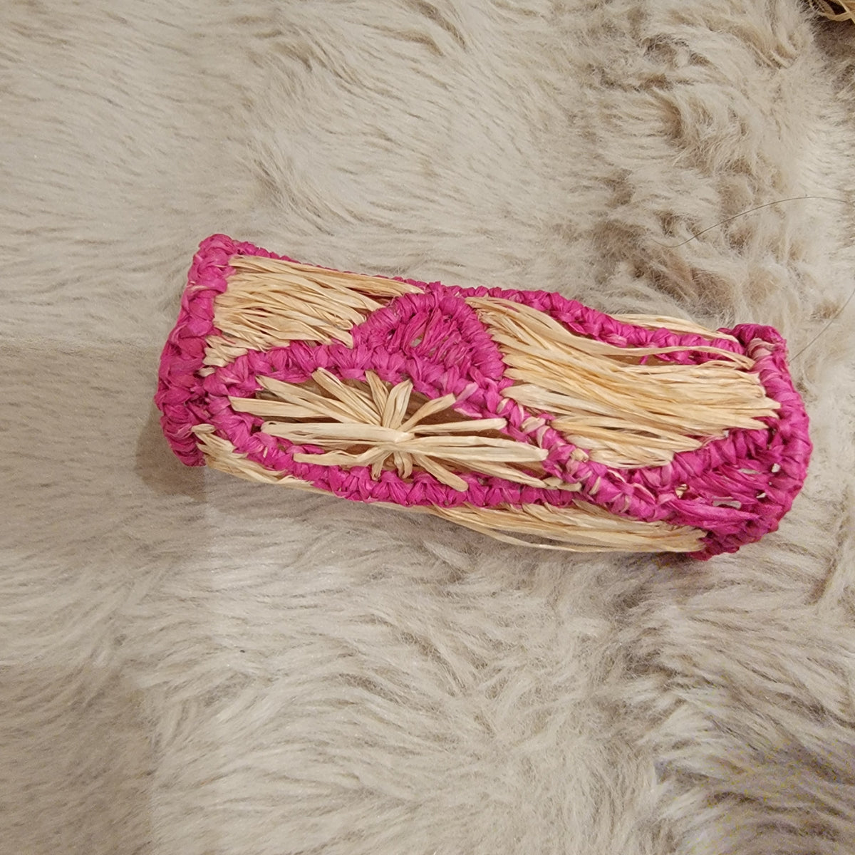 4pcs/packet Elevate Your Tabletop Hand-Braided Raffia Sunburst Tissue Ring Chic Handmade Boho Tissue Decor