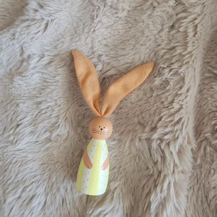 Easter Must-Have: Bendable Ear Wooden Bunnies for Spring Displays