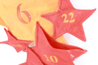Fabric Star Advent Calendar Christmas Countdown Decoration 1-24 for Festive Home & Holiday Season